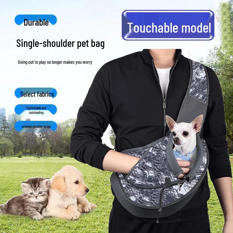 Pet Shoulder Bag for Dogs and Cats - Outing Carrier