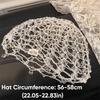 Handmade Chain Beaded Hats Punk Y2K Tassel Hollow Out Cap New Versatile Beanies  Head Cover