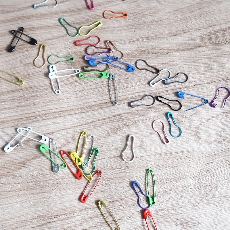 Hulu shaped small pin, colored pin, clothing hang tag, hanging rope, in stock locking pin