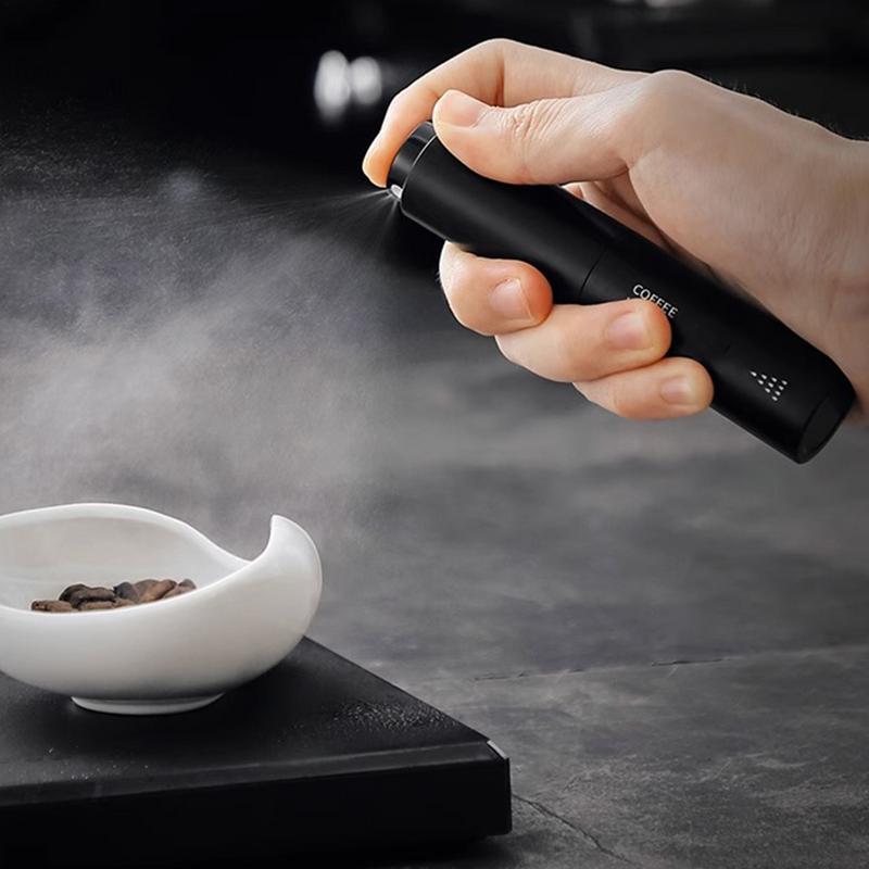 Coffee Bean Spray Bottle Anti-flying Powder Anti-static Glass Liner Coffee Bean Spray Bottle Portable Water Atomizer For Coffee