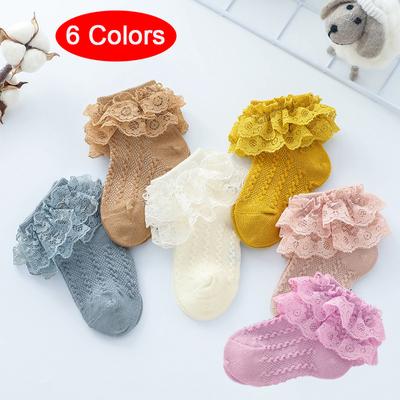 EG/_ NE/_ Baby Girl/'s Tutu Socks Bow Lace Newborn Infant Frilly Sock Short Socks S