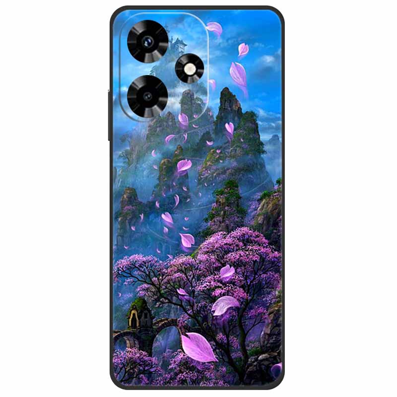 For Infinix Hot 30i NFC Case X669D Silicone Wolf Lion TPU Soft Fundas For Infinix Hot 30i X669C Hot30i 2023 Protector Black Capa
