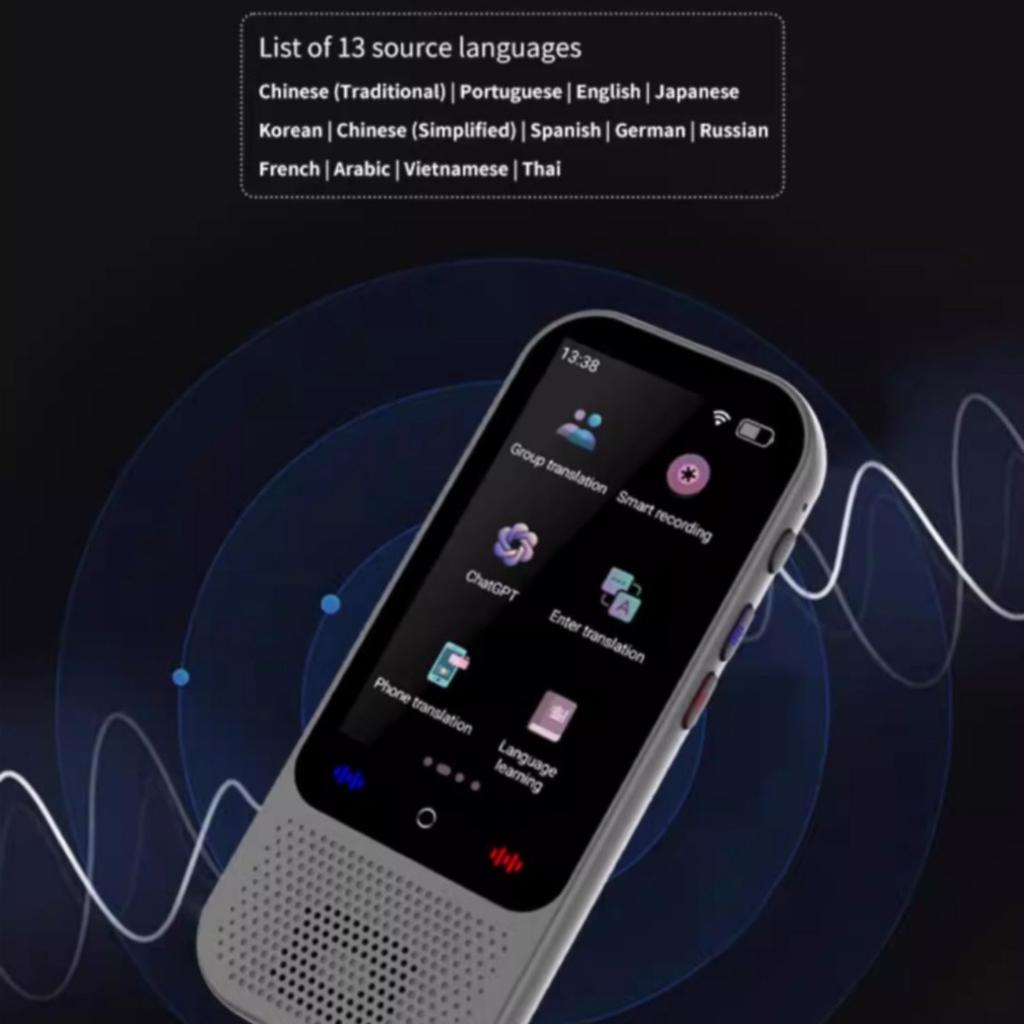New Translator Multi-language Translation Machine for Overseas Travel and Conference Accurate Offline Translation and Simultaneous Interpretation