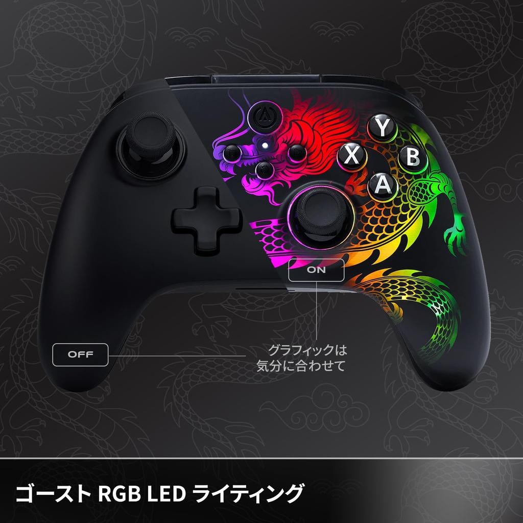 PowerA Battle Dragon Advanced Wireless Controller Rumecto for PC and Cloud Gaming 2-Year Warranty