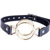 Golden Metal Double Set Mouth Gag for Adults
