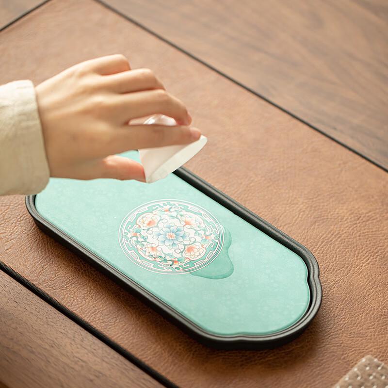 Shangqi Metal Oval Dry Bubble Tea Tray