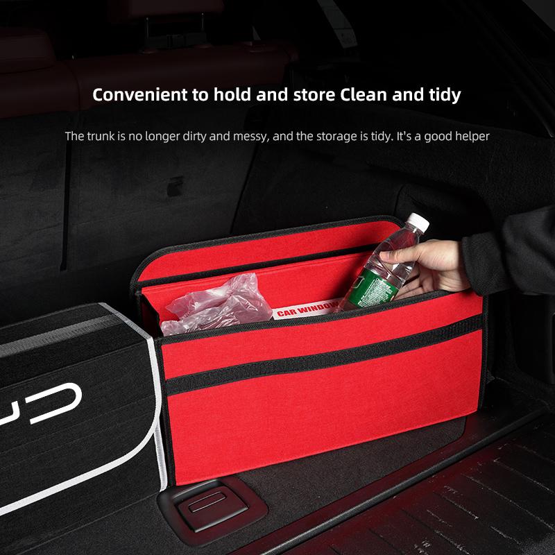Car Trunk Storage Bag Organizer Sundries Stowing Tidying Box For BYD Tang F3 E6 Atto3 Yuan Plus Song Max F0 G3 I3 Ea1 Dmi 2din