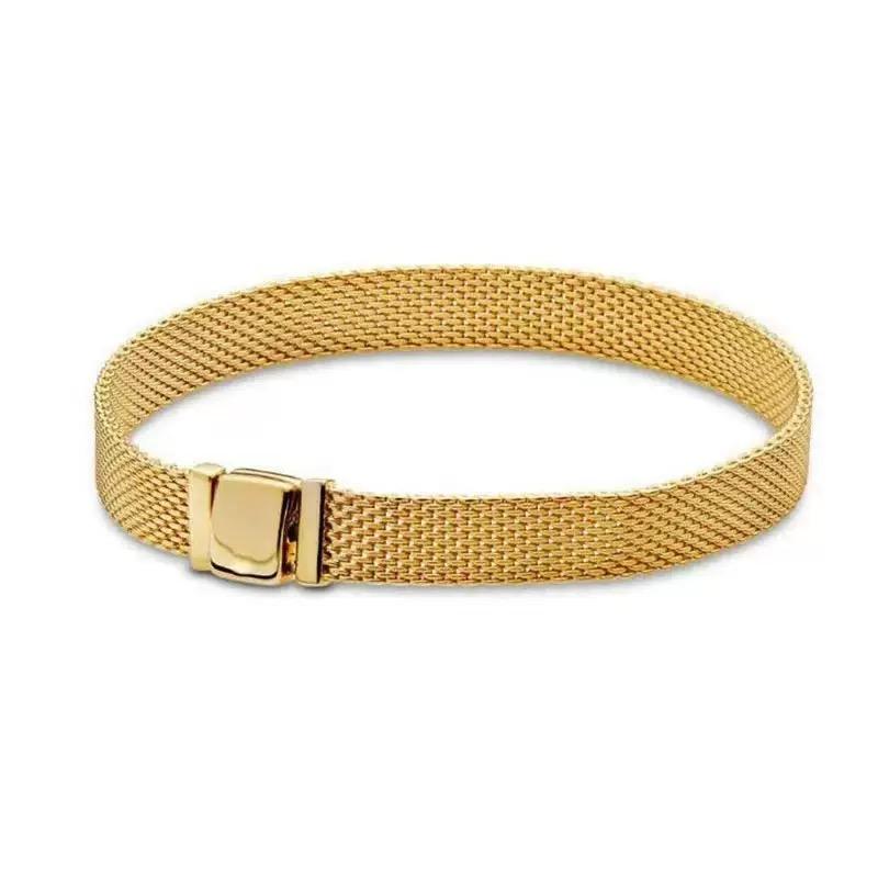 Round Bead Bracelet S925 Pure Silver Fashionable Heart Snake Bone Bracelet DIY Accessories For Women's Fine Jewelry Gifts