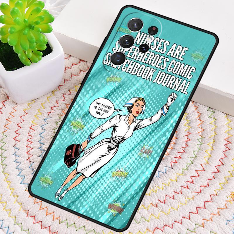 Nurse Doctors Medicina and Health Silicone Phone Case For Samsung Galaxy Note 10 Pro S26 S25 S24 S23 S22 S21 Plus Ultra Cover