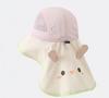 Kids' Wide Brim Sun Hat with Neck Protection and Breathable Mesh for Summer Outdoors
