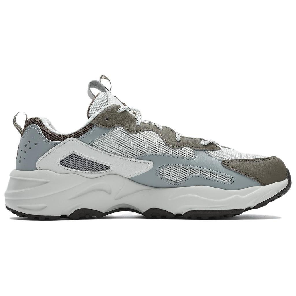 New FILA Tracer Abrasion Resistant, Breathable, Lightweight Low Top Casual Shoes Men's Gray White F12M422113FVH
