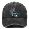 New Skull Print Baseball Cap For Halloween Party Decoration Hat, Breathable, Comfortable And Adjustable