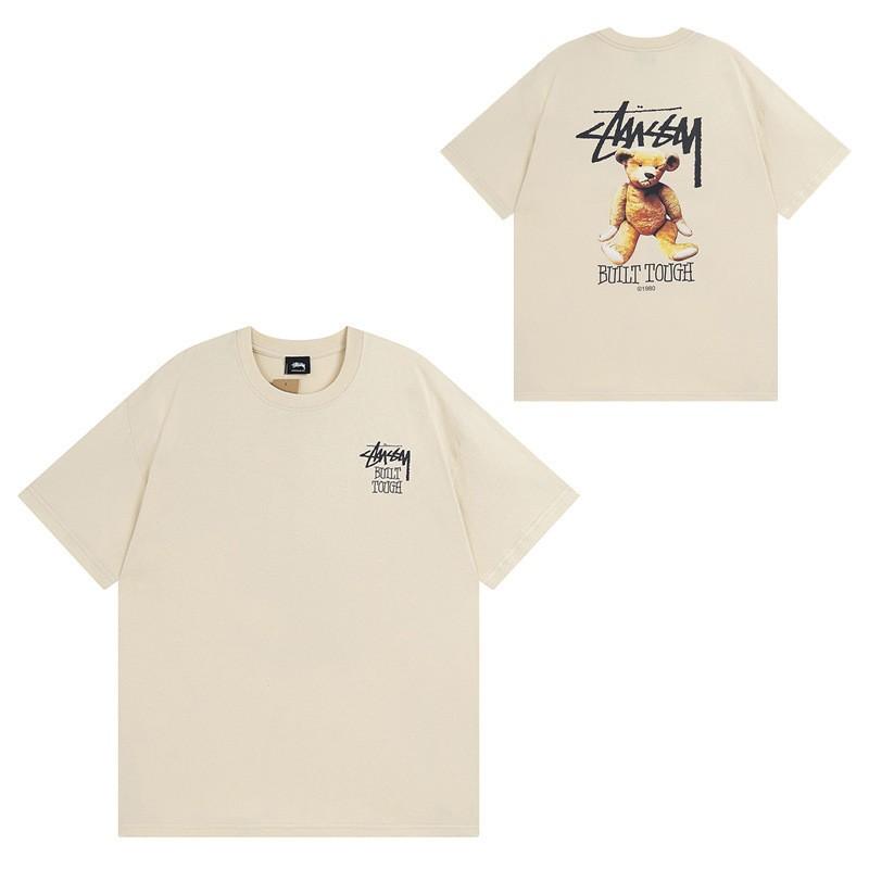 Camiseta de Algodón Streetwear para Hombre y Mujer Corte Holgado Manga Corta Camiseta Gráfica Casual Unisex Cuello Redondo
