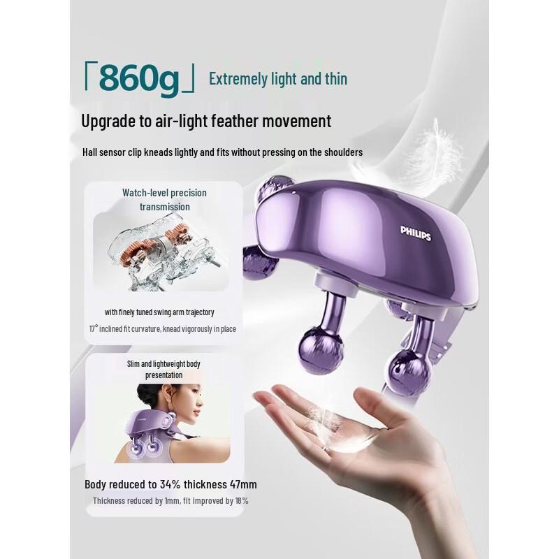 

Philips Little Goldfish Pro Neck and Back Massager CN plug (adapter included)