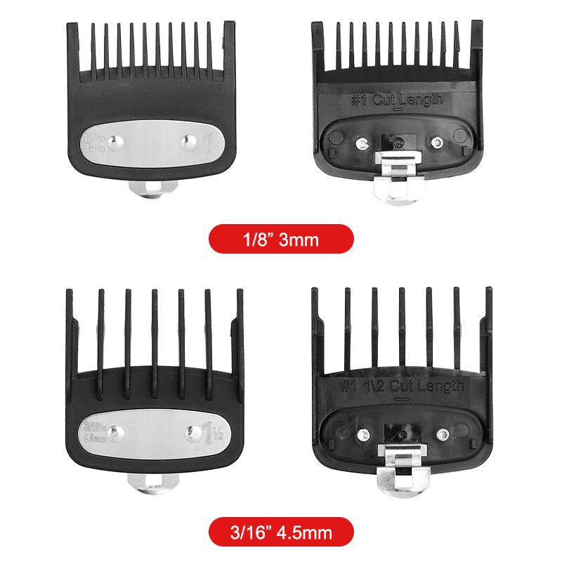 

Electric Hair Clipper Accessories: 3-Piece Limit Comb & Styling Tool Set with Iron Buckle