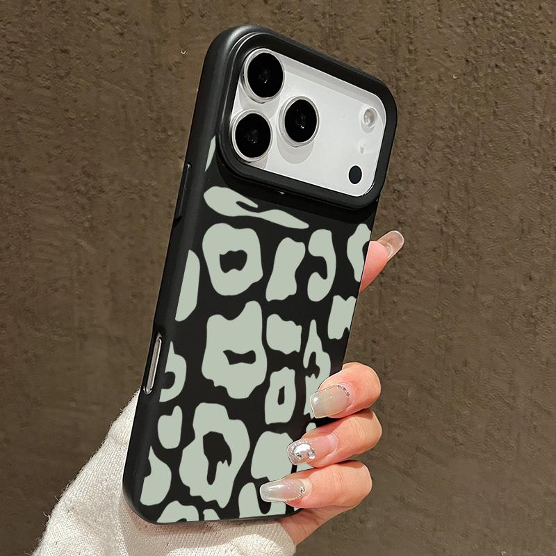Leopard Pattern Candy Silicone Phone Case For iPhone 17 16 15 14 13 12 11 Pro Max Plus Air Shockproof Soft TPU Bumper Back Cover