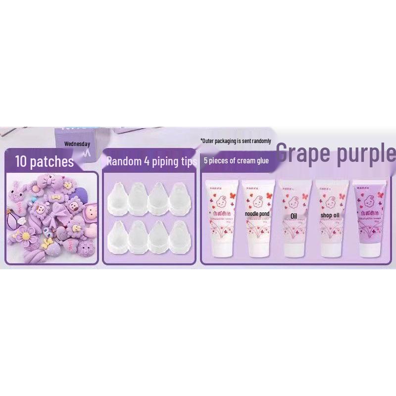 DIY Cream Glue Jewelry Box: Creative Nine-Grid Storage for Living Room or Bedroom