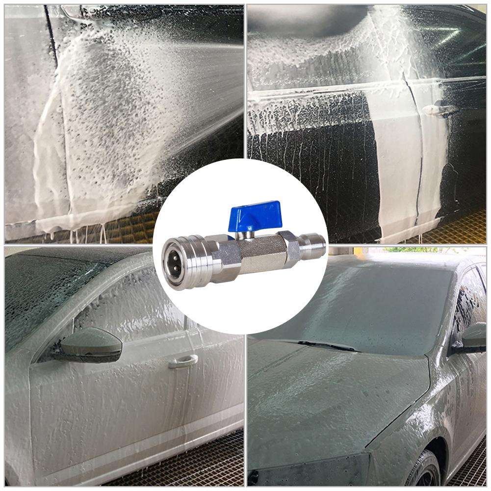 Control Water Flow Switch with 3/8 Or 1/4 Inch Quick Connector Ball Valve Shut Off Ball Valve for High Pressure Wash Machine