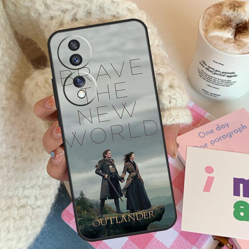 Outlander Jamie and Claire For Honor Magic 8 7 6 5 Pro Case For Honor Win RT X9d X9b X9c X9a X8c X8b 200 400 70 90 Lite