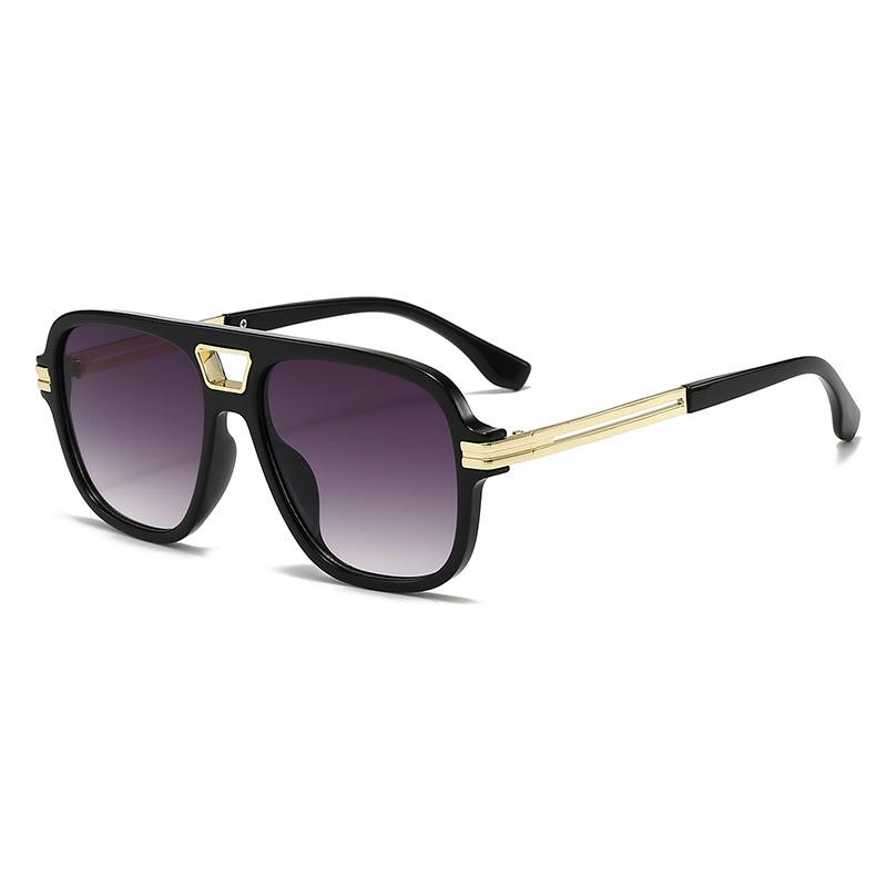 Aviator Sunglasses for Men and Women, Metal-trimmed Sunglasses, UV Protection, Large Frame Glasses