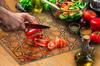 GLASS CUTTING BOARD 45x52 Wood