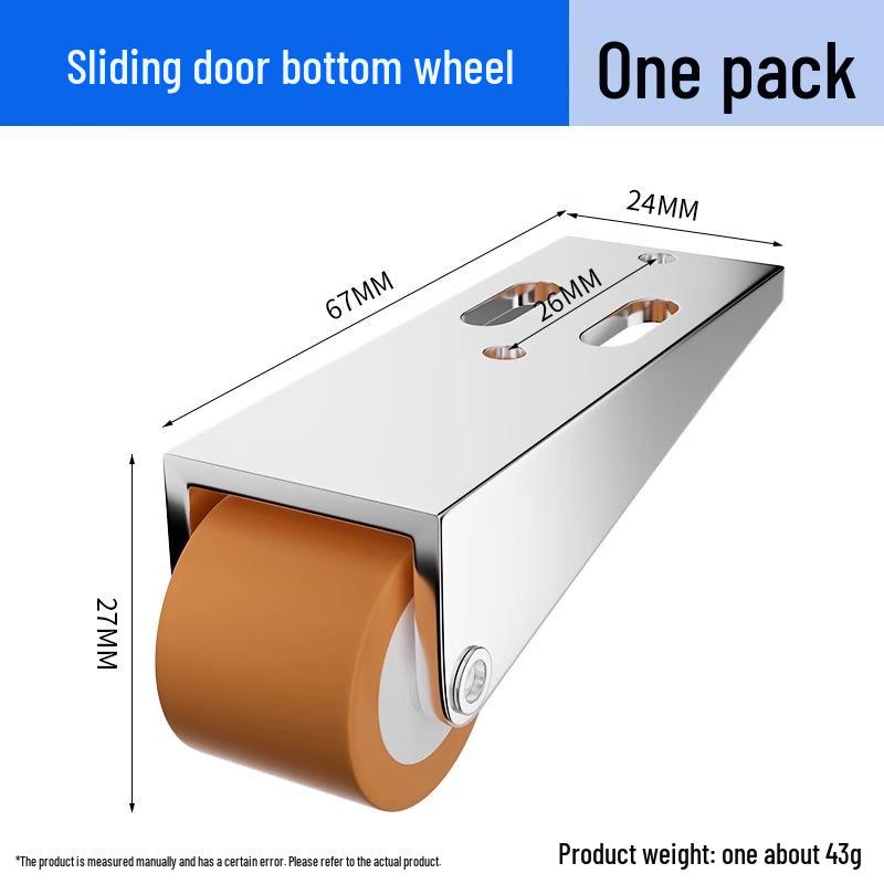Silent Sliding Door Roller Track - Miniature Nylon Support for Vertical Furniture, Load-Bearing & Universal Use
