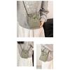 Nylon Crossbody Bag Soft Mini Phone Wallet Multifunctional Square Shoulder Bag Crossbody Purse Canvas Purse