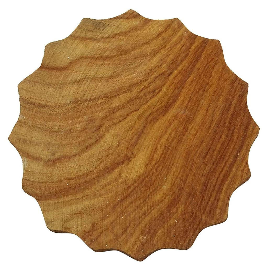 Hand Carved Floral Pattern Textile Wood Stamp Printing Blocks Wooden Block