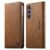 Wallet Case for Galaxy S24 - Leather/PU, Brown, With Card Holder