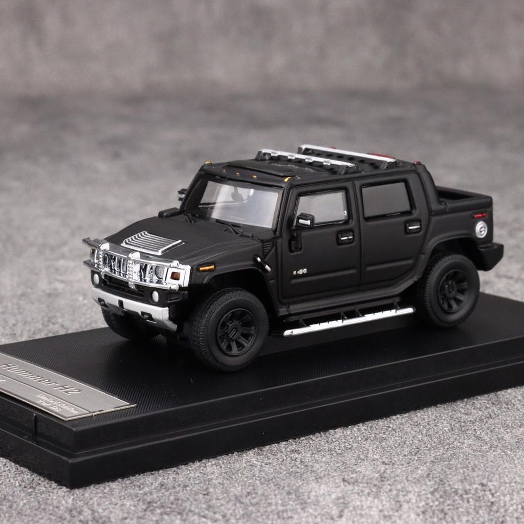 LuLu Model 1:64 Hummer H2 SUV Off-Road Pickup Alloy Model Car Metal Send Friends Send Leaders Birthday Presents