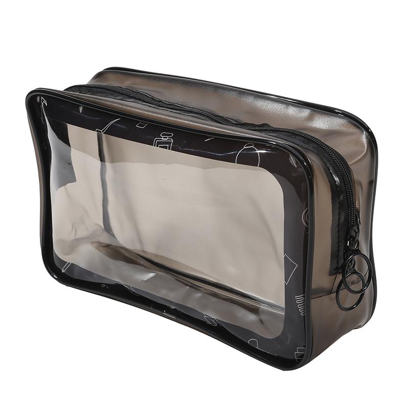 Fashion Transparent PVC Makeup Bag Women's Makeup Storage Bags Wash Bags Travel Storage Bag Waterproof Portable Storage Bags