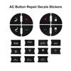 For GM Car Keys AC Central Control Keys Sticker High Strength Button Decals
