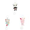 Baby Bear Rabbit Panda Plush Multifunction Teething Rattle With Music For Infant Sensory Development
