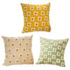 Yousheng Plush Flower Pillow Cover Spring Summer Throw Pillow Case Farmhouse Decor Pillow Case with Hidden Zipper for Sofa Bed Home Decoration