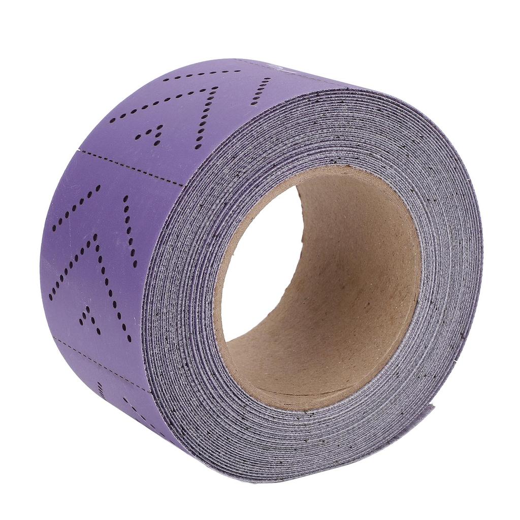 Keramický brusný papír v roli 400 zrnitost Více děr Bezprašné abrazivo 70mmx12m pro opravy karoserií Lak