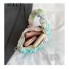 IELGY Cloud Bag Pleated Soft Down Bag Nylon Handbag