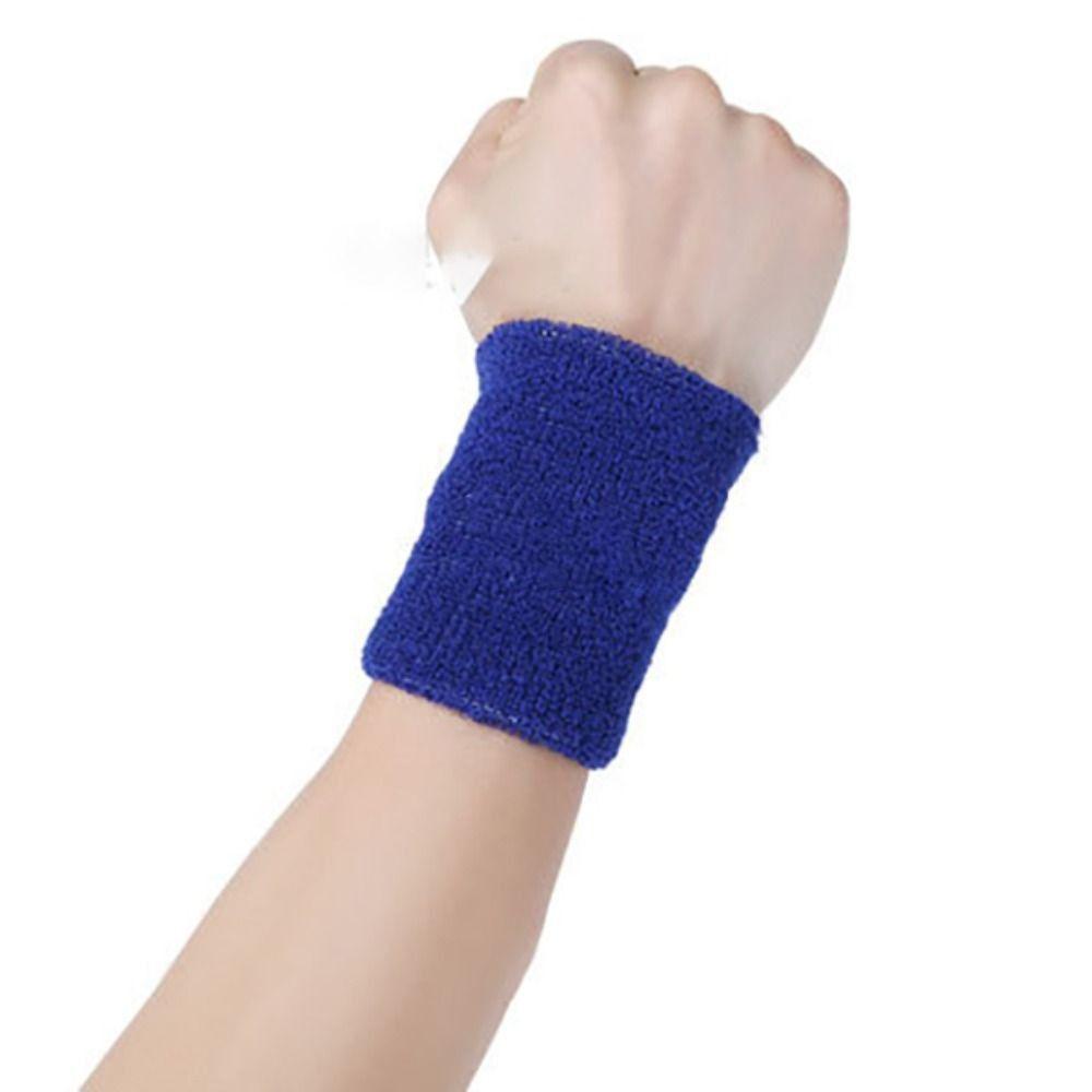 

Впитывающие пот спортивные напульсники для пота, дышащие спортивные аксессуары, напульсники для пота Blue