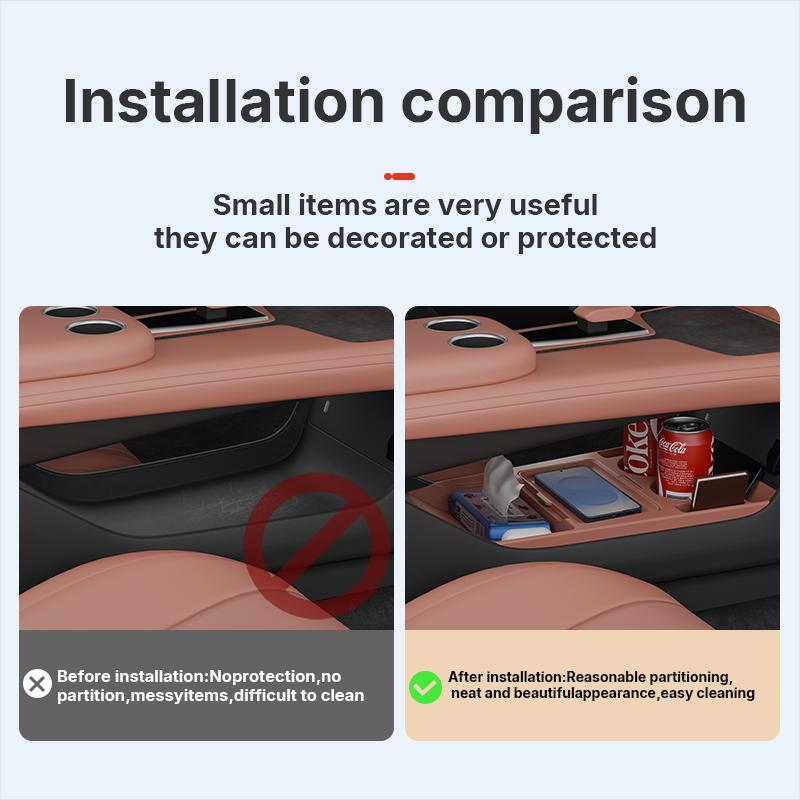 Suitable for 25 Models of Changan Uni-z Center Console Under Storage Box, Glasses Holder, Car Accessories Modification Parts