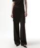 Ian Jo Ribbed Layer Knit Skirt (Black)