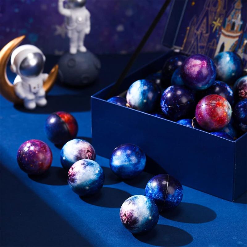 Galaxy Stress Balls Outer Space Foam Stress Balls For Squeeze Fidget Birthday Astronaut Party Favors School Class Reward Gift