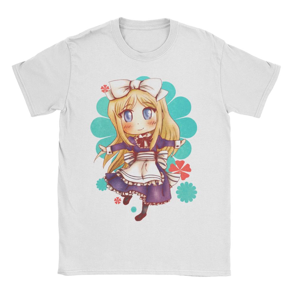 Chibi Belarus Hetalia T Shirts for Unisex Cotton TShirt Axis Powers Hetalia Anime APH World Tee Shirt Short Sleeve Clothes
