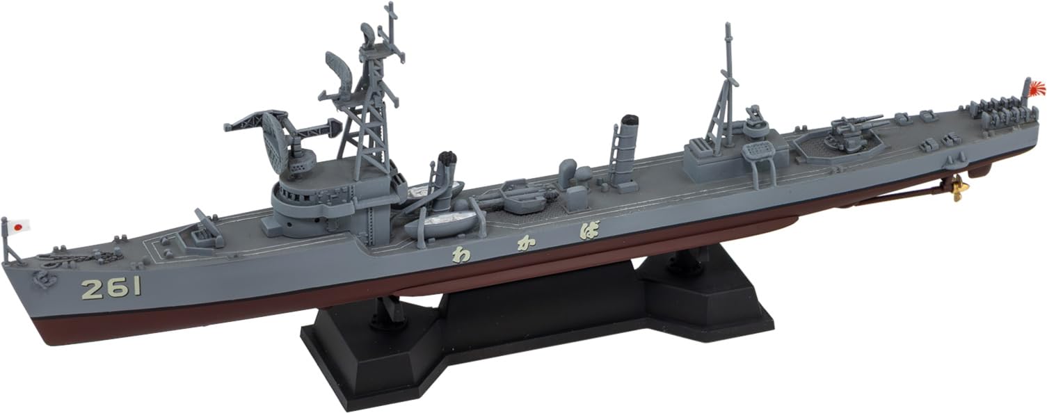 

Серия SPJ Эсминец Морских сил самообороны Японии Вакаба Пластиковая модель SPJ04 Pit-Road 1/700 Самооборона DE-261 (Корабль)