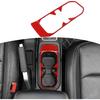 RT-TCZ For Wrangler JL Front Cup Holder Trim Red For Jeep Wrangler JL JLU Gladiator JT 2018-2024 Red Interior Accessories