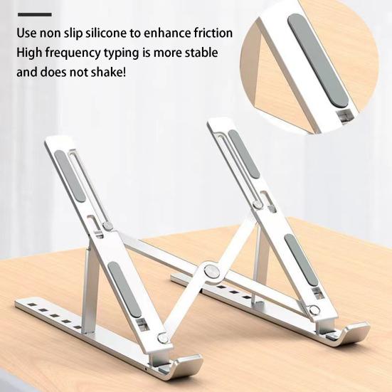 6 Gears Adjustable Triangle Stable Laptop Strong Load Bearing Tablet Stand Folding Desktop Stand Holder for