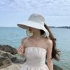 New Big Brim Sunscreen Hat Women's UV Protection Waterproof Face Cover Shawl Sun Hat Cycling Shade Internet Celebrity