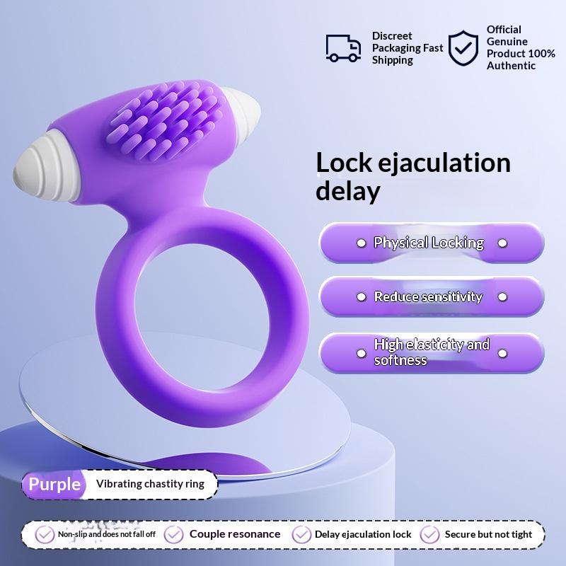 Vibrating Cock Ring Lasting Time Penis Ring Vibrator Sex Toys For Man Delay Ejaculation Clitoris Stimulation Couples Toy