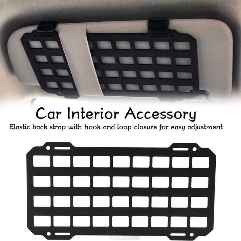 Car Visor Storage Organizer Visor Storage Car Panel Organizer Truck Visor Organizer Storage Shelf For Cars RVs Off-Road Buses