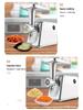 110/220V Electric Meat Grinder & Sausage Stuffer with Vegetable Cutter