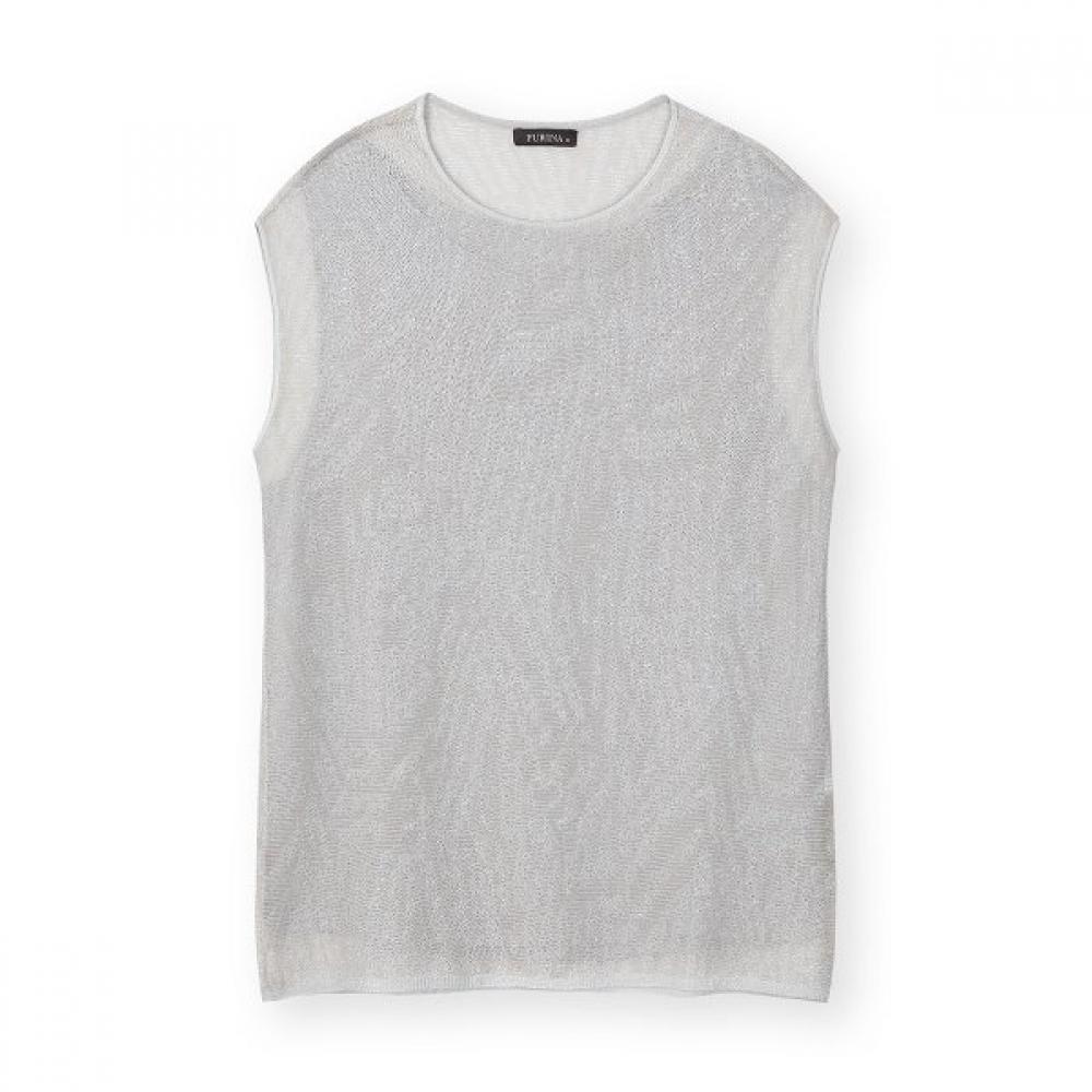 Furina Sparkling Sleeveless T shirT iTalian Fancyyan Silver/S (85)