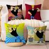 Cartoon J-Johnny Bravo Pillow Cover Sofa Cushion Cover Home Room Decoration Children Gift
